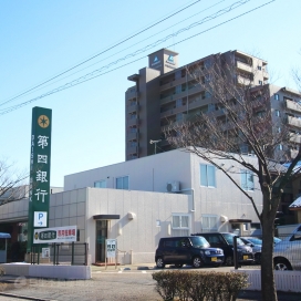 第四銀行（現地より約650m、徒歩約8分）