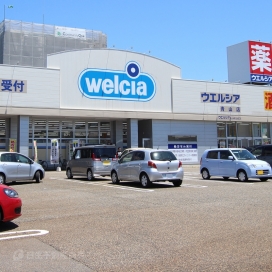 ウエルシア（現地より220m、徒歩約3分）